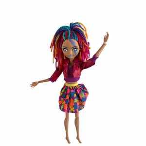 Ever After Monster High Repaint Reroot Yarn Hair Custom Styled Art Doll OOAK